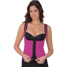 Miraxx Pembe Mı 9173 Agraflı Göğsü Açık Atlet Korse