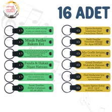 F Yeşili & Sarı, Basketbol Takımına Motivasyon Sürprizi, 16’li Set, Isim Yazılı Anlamlı Hediyelik