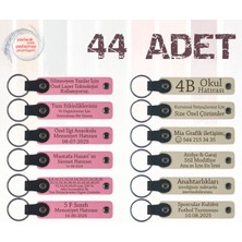 Pembe & Sütlü Kahve, 44’lü Set, Tarih ve Isimli Hediyelik, Pastane Müşterilerine Teşekkür Sürprizi