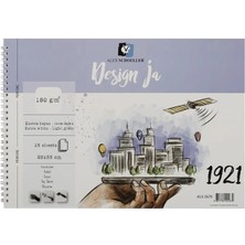 Supertrend Design Ja Ince Dokulu Resim ve Eskiz Çizim Defteri 180 Gr. 25X35 Cm. 15 Sayfa