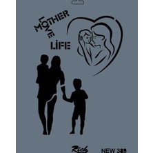 Supertrend Stencil Boyama Şablonu 25X35 Cm. NEW-389