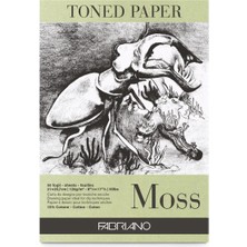 Supertrend Toned Paper Moss Eskiz Çizim Defteri Yosun Rengi 120 Gr. A4 50 Yaprak