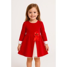 Kız Çocuk Kurdele Süslü Tüllü Elbise