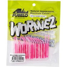 Fubelo Wormiez 5.2 cm Lrf Silikon Yem Whıte Pınk Glow