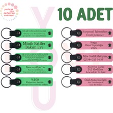F Yeşili & Pembe, Kurumsal Seminer Katılımcılarına Sürpriz, 10’lu Set, Tarih ve Isimli Anahtarlık
