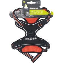 M-Pets Hıkıng Reflektörlü Soft Köpek Göğüs Tasması Turuncu Xl