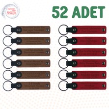 A Kahve & Kırmızı, Yeni Yıl Kutlamalarına Küçük Sürpriz 52’li Set, Kişiselleştirilebilir Deri Hatıra