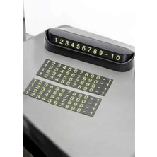 Araba Park Numaratörü Araç Içi Numaralık Değiştirilebilir Çevirmeli Mini