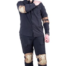 Savage Koruyucu Dizlik Dirseklik Set Bej