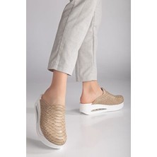 Air Taban Ortopedik Sabo Terlik Doktor Hemşire Hastane Aşçı Terliği 902 Vizon