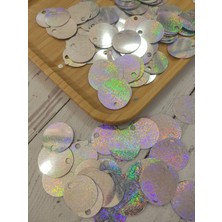 Mirayla Hobi 30 mm (3 cm) Hologramlı Pul Çanta, Supla, Patik Pulu 25 gr