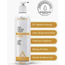 Su Bazlı Mineral Filtreli SPF50 Pa Uva Uvb Yüksek Koruma Leke Karşıtı Yağsız Güneş Kremi 125 ml