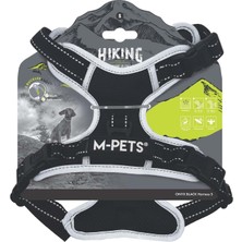 M-Pets Hıkıng Reflektörlü Soft Köpek Göğüs Tasması Siyah L