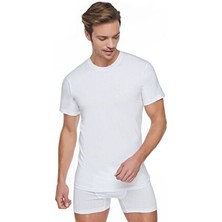 Seher Yıldızı Seher 6'lı Paket Beyaz 0 Yaka Erkek Fanila 4XL Konforlu ve Nefes Alabilir Kumaş