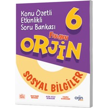 Orjin Yayınları Orjin 6. Sınıf Sosyal Bilgiler Konu Özetli Soru Bankası
