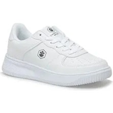 Lumberjack Fınster Kadın Beyaz Sneaker Suni Deri Düz Taban Sportswear Tasarımı ile Rahat Kullanım