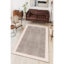 Df Home Dijital Baskı Jüt-Hasır Yıkanabilir Kaymaz Taban Salon Halısı Mutfak Halısı Koridor Halısı Yolluk