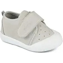 Vicco 950.E19K.224 Gri Kadın İlk Adım Ayakkabısı Kauçuk Tabanlı Tekstil Malzeme ile Günlük Kullanım İçin