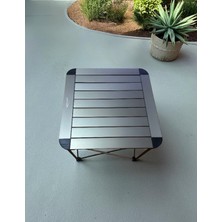 Katlanır Portatif Masa Kamp Piknik Balkon Araç Küçük Hafif Katlanır Alüminyum Masa