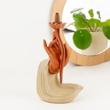 Zen El Geri Akışlı Şelale Tütsülük (Bej)