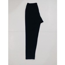 Roniwear Kadın Büyük Beden Siyah Penye Tayt Yumuşak ve Pürüzsüz Özel Kalıp ile Rahat Kullanım