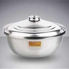 30 cm Kapaklı Alüminyum Helvane Tenceresi, Helva Tenceresi, Aliminyum Tencere, Kamp Tenceresi