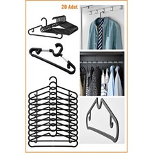 Spruttig Elbise Askısı Siyah 40 cm - 20 Adet