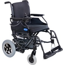 Comfort Plus Akülü Tekerlekli Sandalye Siyah | 340W Motor, Katlanabilir Çelik Şase, 120 kg Taşıma Kapasiteli Escape Lx
