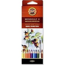 Mondeluz Sulu Boya Kalemi 18 Renk Set