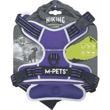 M-Pets Hıkıng Reflektörlü Soft Köpek Göğüs Tasması Mor M
