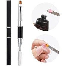 Sinka Çift Yönlü Çok Renkli Poly Jel Uygulama Fırça + Spatula  Profesyonel Kalite ile Tırnak Bakımı