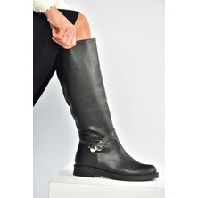 V726717109 Siyah Klasik Kadın Çizme