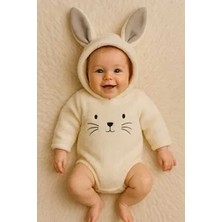 Welsoft Peluş Unisex Kışlık Bebek Çıtçıtlı Badi