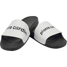 Unisex Pierre Cardin Siyah Plaj Havuz Deniz Terlik Günlük Kullanım İçin Hafif ve Rahat