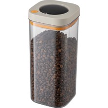 Pinmoo Kilitli Vakum Saklama Kabı 1800 Ml. Bej