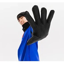 Decathlon Kipsta Yetişkin Futbol Eldiveni Siyah Keepdry 500 Polar İç Astar ile Sıcak Tutma Özelliği