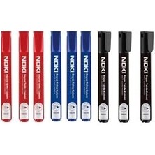 Tahta Kalemi 9 Adet 3 Mavi 3 Siyah 3 Kırmızı