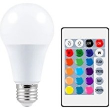 Magic Hobby RGB LED Ampul 9W E-27 Duy Tipi Renk Değiştiren Işık Beyaz Renk Sıcaklığı
