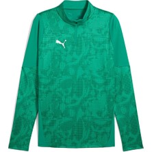Puma Teamcup Traınıng 1/4 Zıp Top Erkek Futbol Uzun Kollu Antrenman Üstü 65916405 Yeşil
