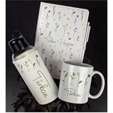 Kişiye Özel Tasarım Defter Kalem Matara ve Kupa Hediye Seti 104797