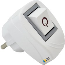 Topraklı Erkek Fiş (Işıklı Anahtarlı)