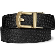 Kore 1.5'' Deri x Hasır Desen Taktik Kemer