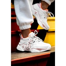 Dark Seer DS.PMD239K2051 Beyaz Pudra Kadın Sneaker Günlük Spor Ayakkabı