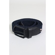Elastik Örgü Unisex Kemer Lacivert