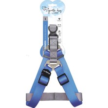 M-Pets Gentle Triangle Köpek Göğüs Tasması Mavi L