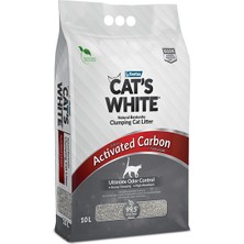 Cats Whıte Karbonlu Kedi Kumu