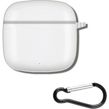 Gpack Huawei Freebuds Se 4 Anc Uyumlu Kılıf Mat Kancalı Silikon SF13 Şeffaf
