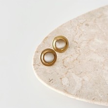 Connell Gold Çelik Küpe