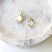 Alvin Gold Çelik Küpe