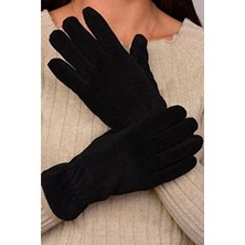 Kadın Siyah Polar Eldiven